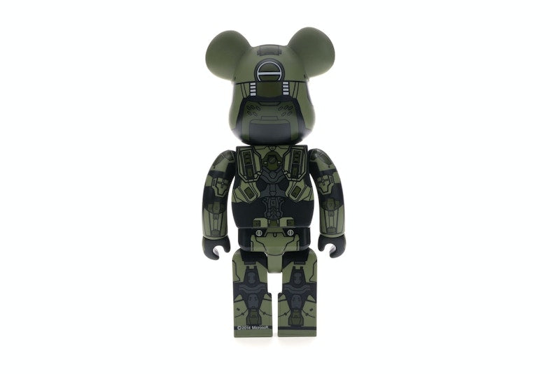 Bearbrick Halo Master Chief 400% Green