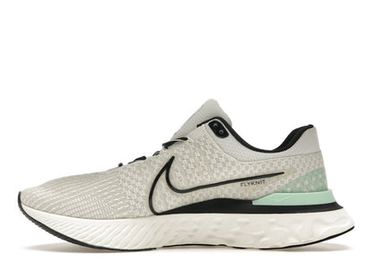 Nike React Infinity Run Flyknit 3 Phantom Black Mint
