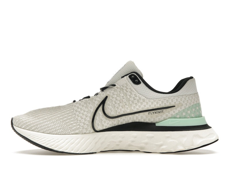 Nike React Infinity Run Flyknit 3 Phantom Black Mint