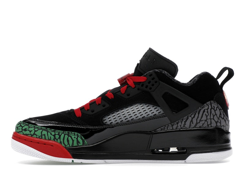 Jordan Spizike Low Black Classic Green White Varsity Red