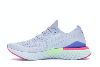 Nike Epic React Flyknit 2 Hydrogen Blue Sapphire Hyper Pink