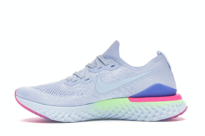 Nike Epic React Flyknit 2 Hydrogen Blue Sapphire Hyper Pink