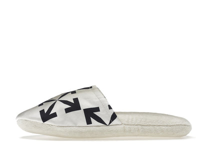 OFF-WHITE Arrow Pattern Slippers White/Black