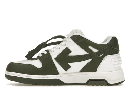OFF-WHITE Out Of Office OOO Low Tops White Khaki