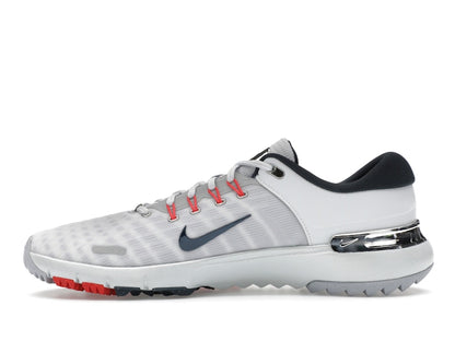 Nike Free Golf Pure Platinum Light Crimson Wolf Grey Armory Navy