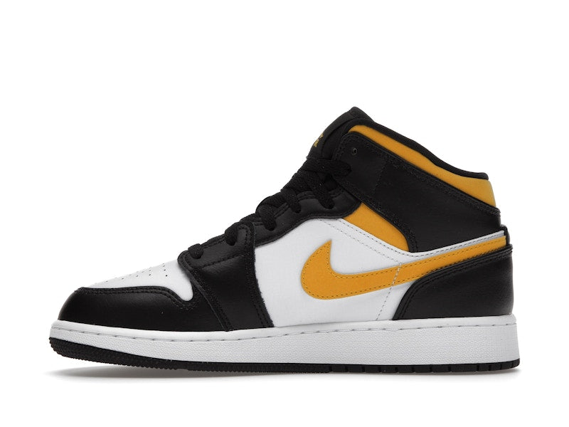 Jordan 1 Mid White Pollen Black (GS)