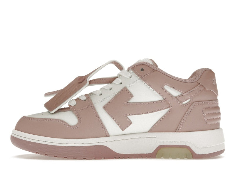 Off-White Out Of Office Calf Leather White Pink (Women's)