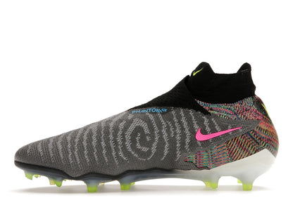 Nike Gripknit Phantom GX Elite Dynamic Fit Fusion FG Black White Blue Glow Volt