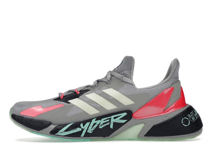 adidas X9000L4 Cyberpunk 2077 Grey Yellow Zest Pink
