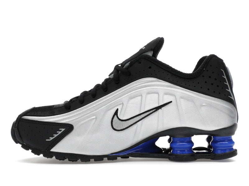 Nike Shox R4 Metallic Silver Black Racer Blue (Women's)