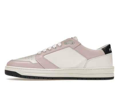 Prada District Sneaker White Pink Perforated Leather (Women's)