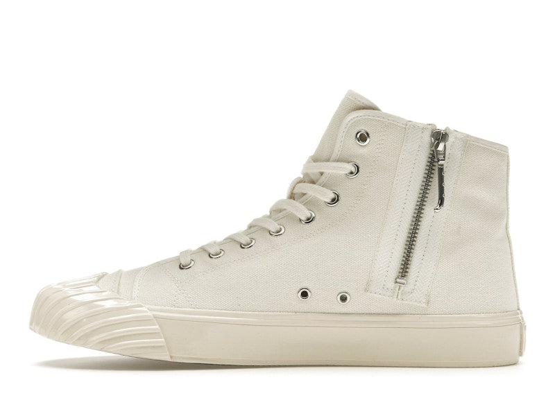 Kenzo School High Top Trainers Tiger Sole Off White