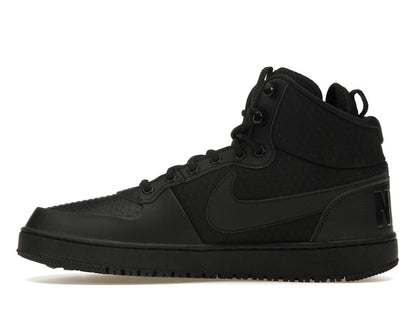 Nike Court Borough Mid Winter Triple Black