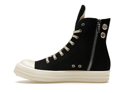 Rick Owens DRKSHDW High Top Black Milk
