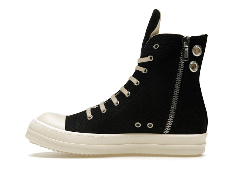 Rick Owens DRKSHDW High Top Black Milk
