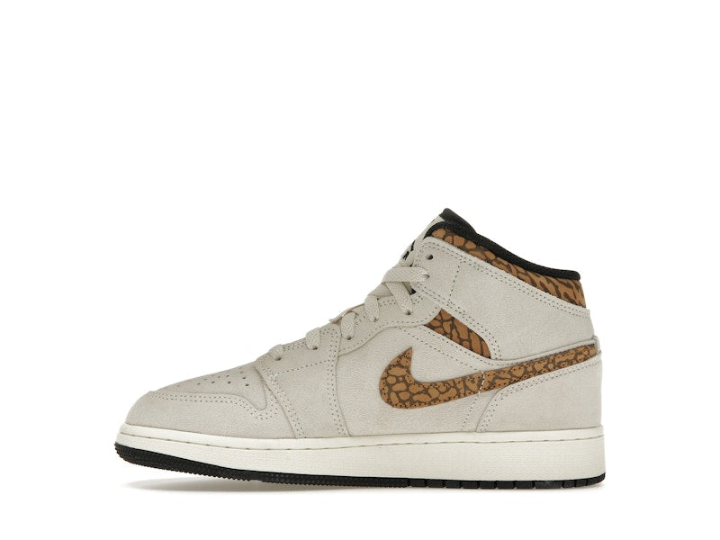 Jordan 1 Mid SE Brown Elephant (GS)
