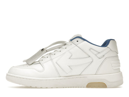 OFF-WHITE Out Of Office "OOO" Low Tops For Walking White White Dark Blue SS22