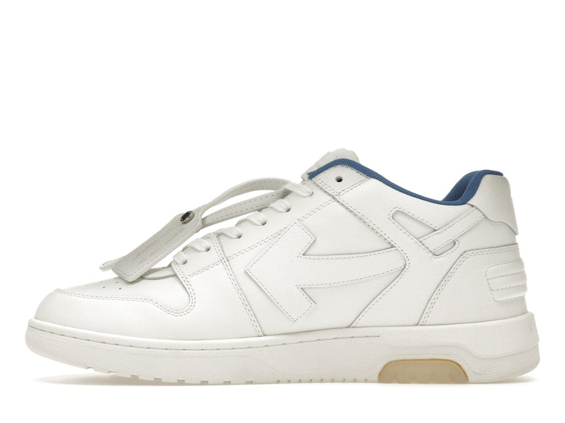 OFF-WHITE Out Of Office "OOO" Low Tops For Walking White White Dark Blue SS22