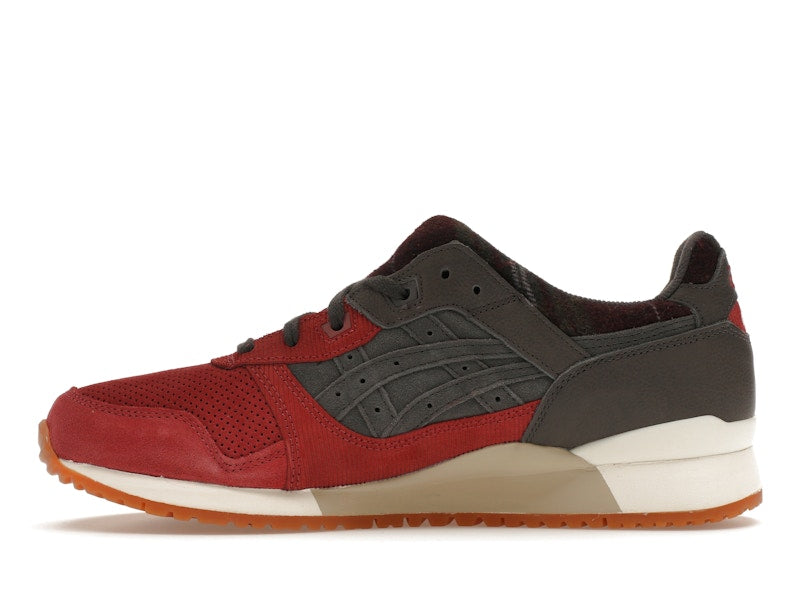 ASICS Gel-Lyte III OG Brisket Red Obsidian Grey