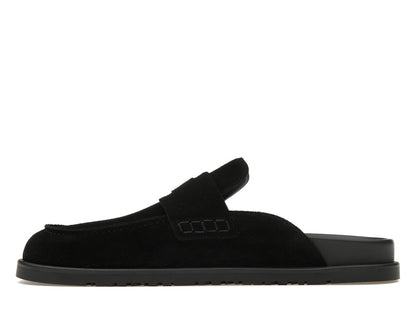 Hermes Go Mule Noir Suede Calkfskin (Men's)