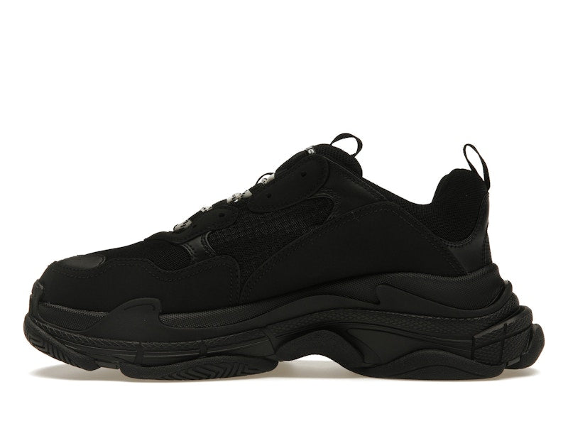 Balenciaga Triple S Black White Laces