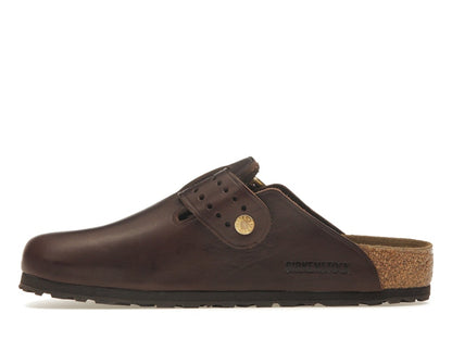 Birkenstock Boston Bold Leather Roast Brown