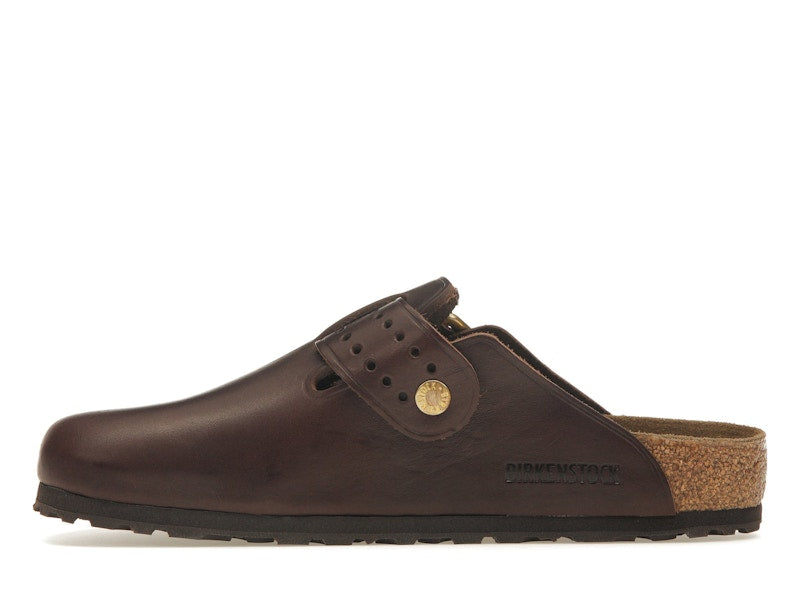 Birkenstock Boston Bold Leather Roast Brown