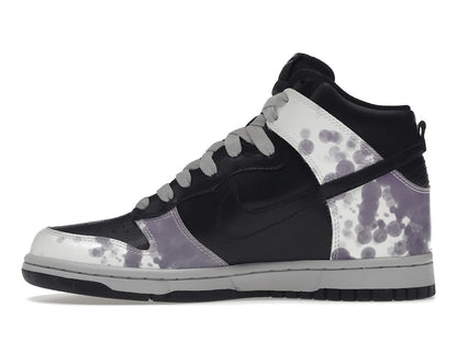 Nike Dunk High Splatter Black White Purple (Women's)