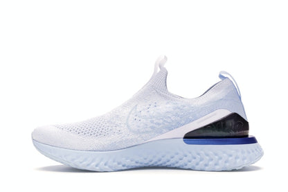 Nike Epic Phantom React Flyknit White Hydrogen Blue (Women's)