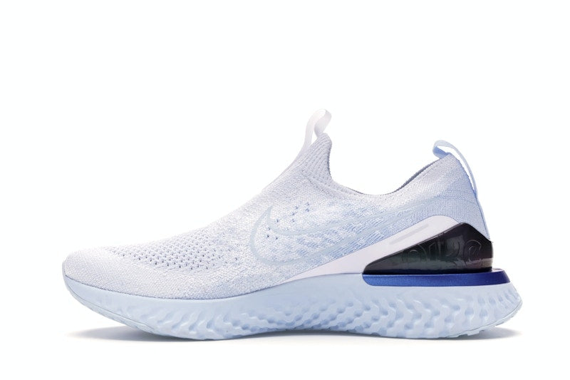 Nike Epic Phantom React Flyknit White Hydrogen Blue (Women's)