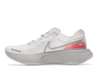 Nike ZoomX Invincible Run Flyknit White Pure Platinum Chile Red