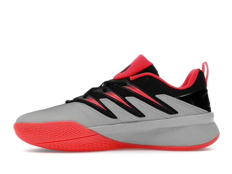 adidas Dame Certified 3 Core Black Lucid Red Grey Two
