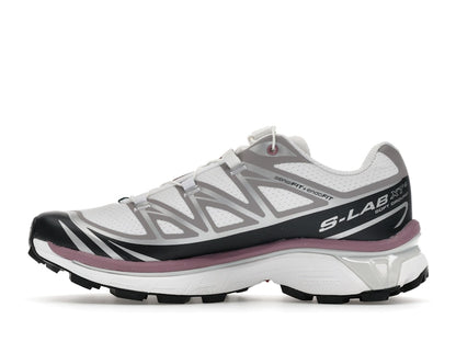 Salomon XT-6 White Black Dusky Orchid