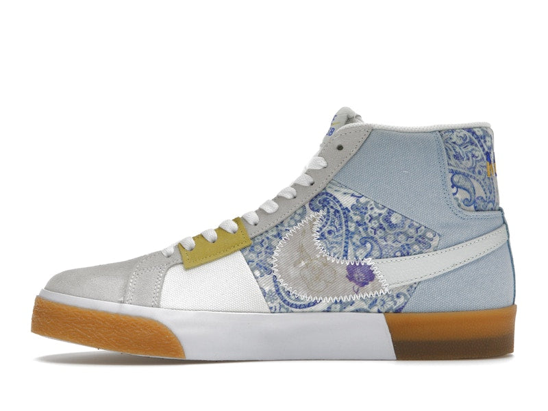 Nike SB Zoom Blazer Mid Premium Floral Paisley Boarder Blue