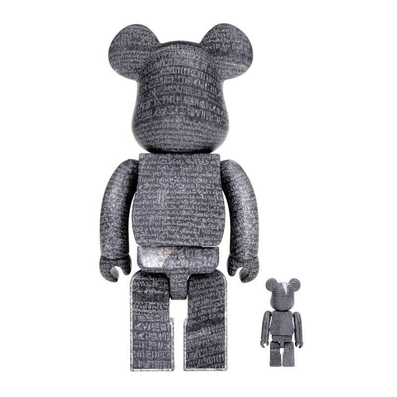 Bearbrick The British Museum (The Rosetta Stone) 100% & 400% Set