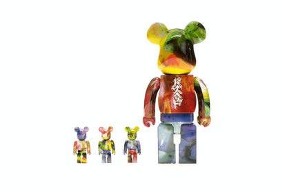 Bearbrick Pushead 4 pc Set 100% & 400% Set Multi