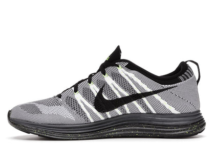 Nike Flyknit Lunar1+ White Black Volt