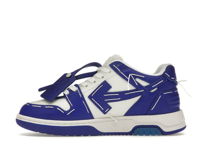 OFF-WHITE Out Of Office Sartorial Stitching White Dark Blue (Women's)
