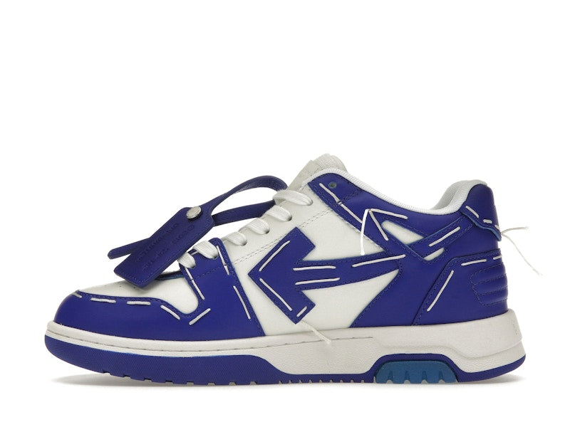 OFF-WHITE Out Of Office Sartorial Stitching White Dark Blue (Women's)