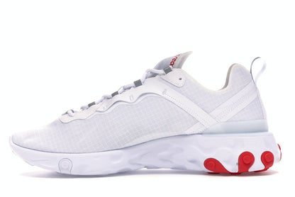 Nike React Element 55 White Red