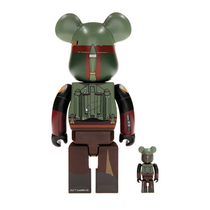 Bearbrick x Star Wars Boba Fett (Recovered Armor) 100% & 400% Set