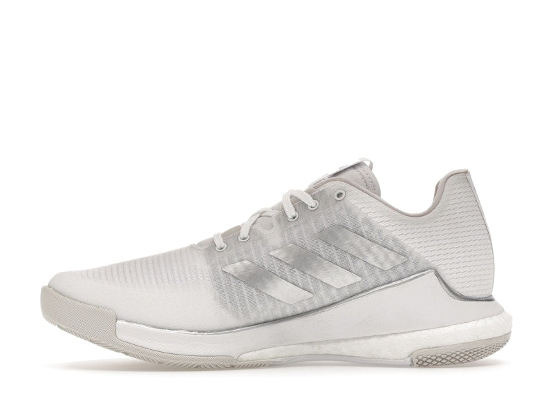 adidas Crazyflight Volleyball Cloud White Silver Metallic Grey One (Women's)