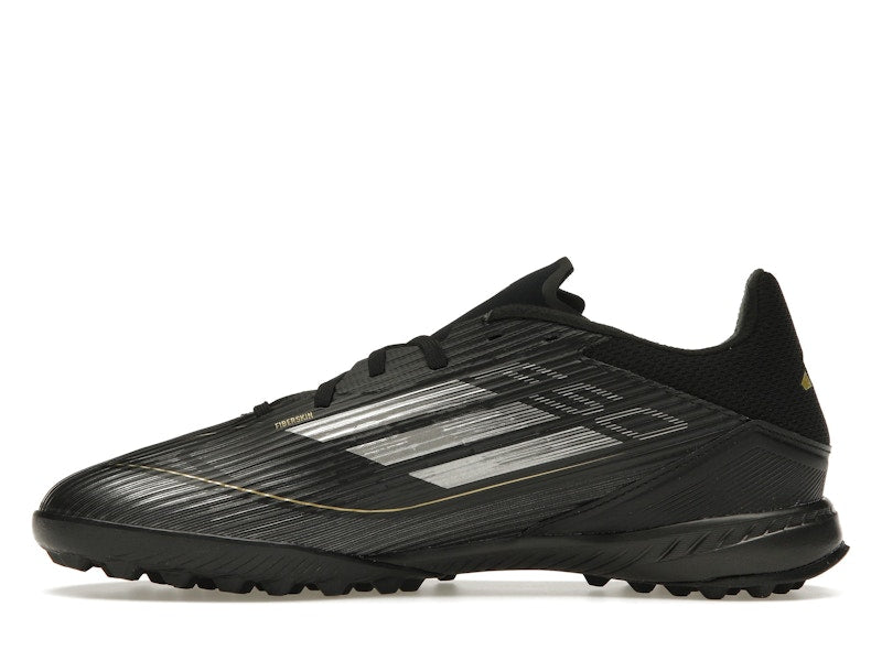 adidas F50 League Turf Core Black Iron Metallic Gold Metallic