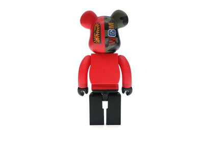 Bearbrick A Bathing Ape 1st Camo Shark 400% Red