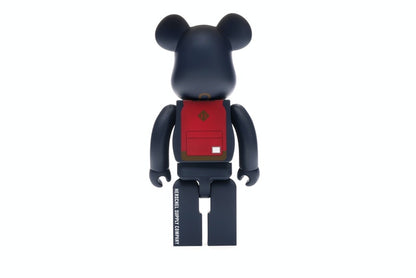 Bearbrick Medicom Herschel Peacoat 100% & 400% Set Navy