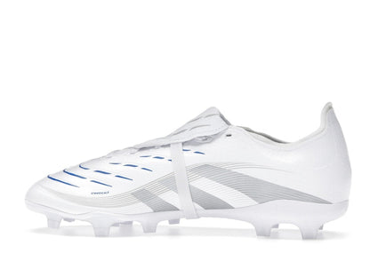 adidas Predator League Fold-Over Tongue FG/MG Cloud White Silver Metallic Bright Royal