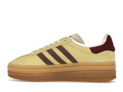 adidas Gazelle Bold Almost Yellow Maroon (Women's)
