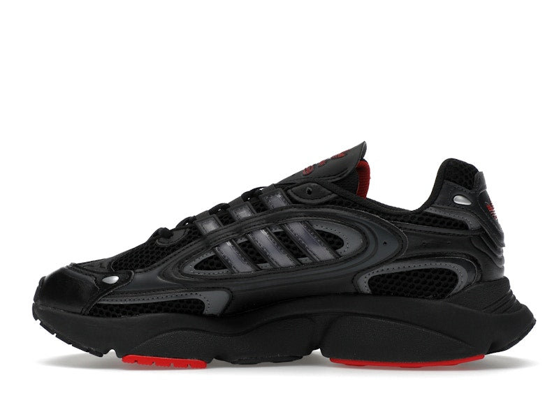 adidas Ozmillen Core Black Grey Better Scarlet
