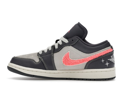 Jordan 1 Low Light Graphite Hot Punch (Women's)