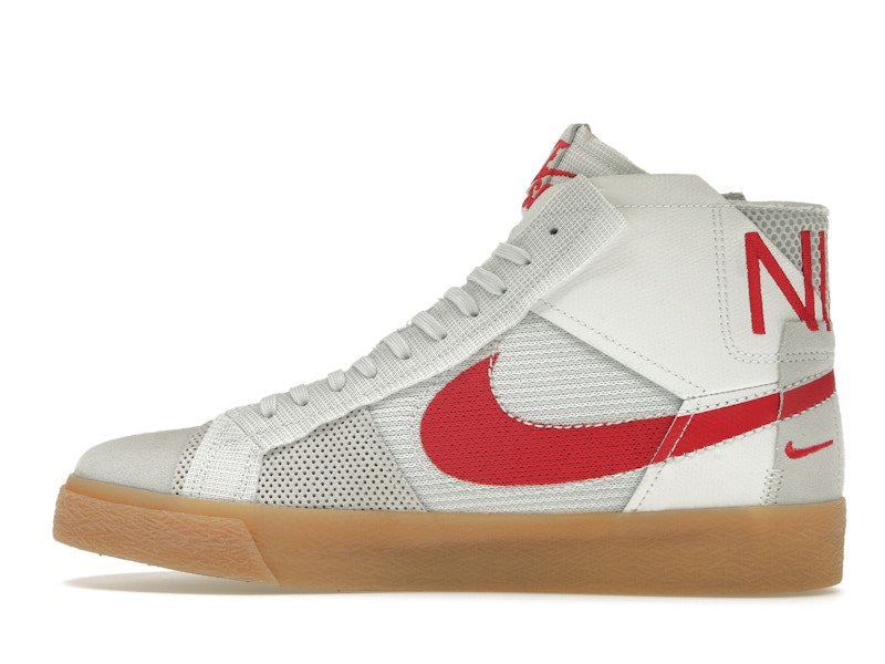 Nike SB Zoom Blazer Mid Premium Deconstructed White University Red Gum